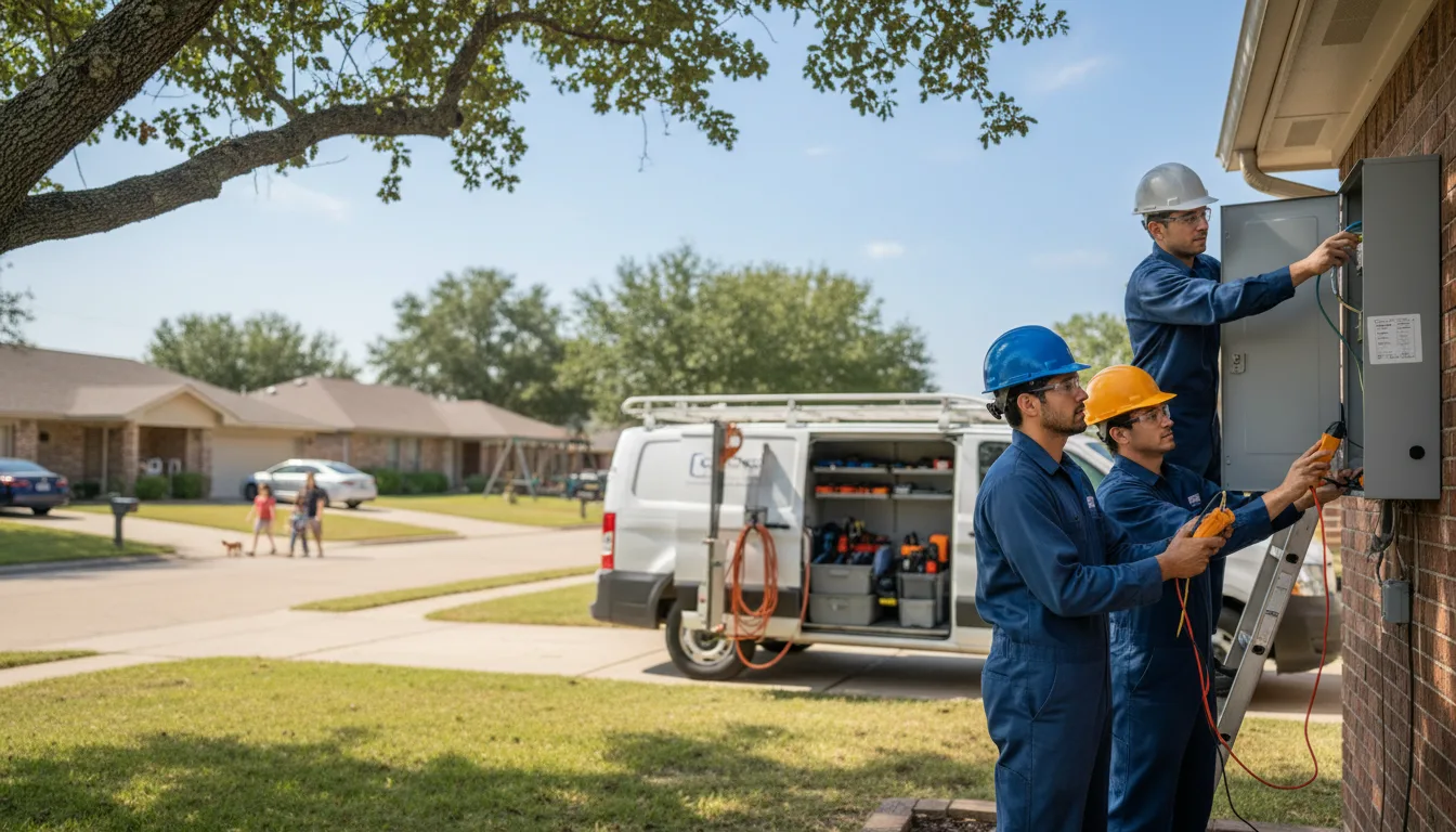Certified electrician providing emergency electrical services in Kyle, SD